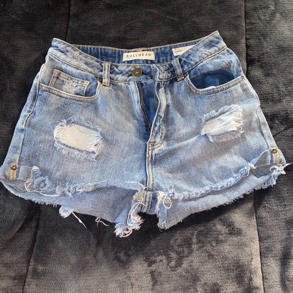 Bullhead jean shorts high waisted